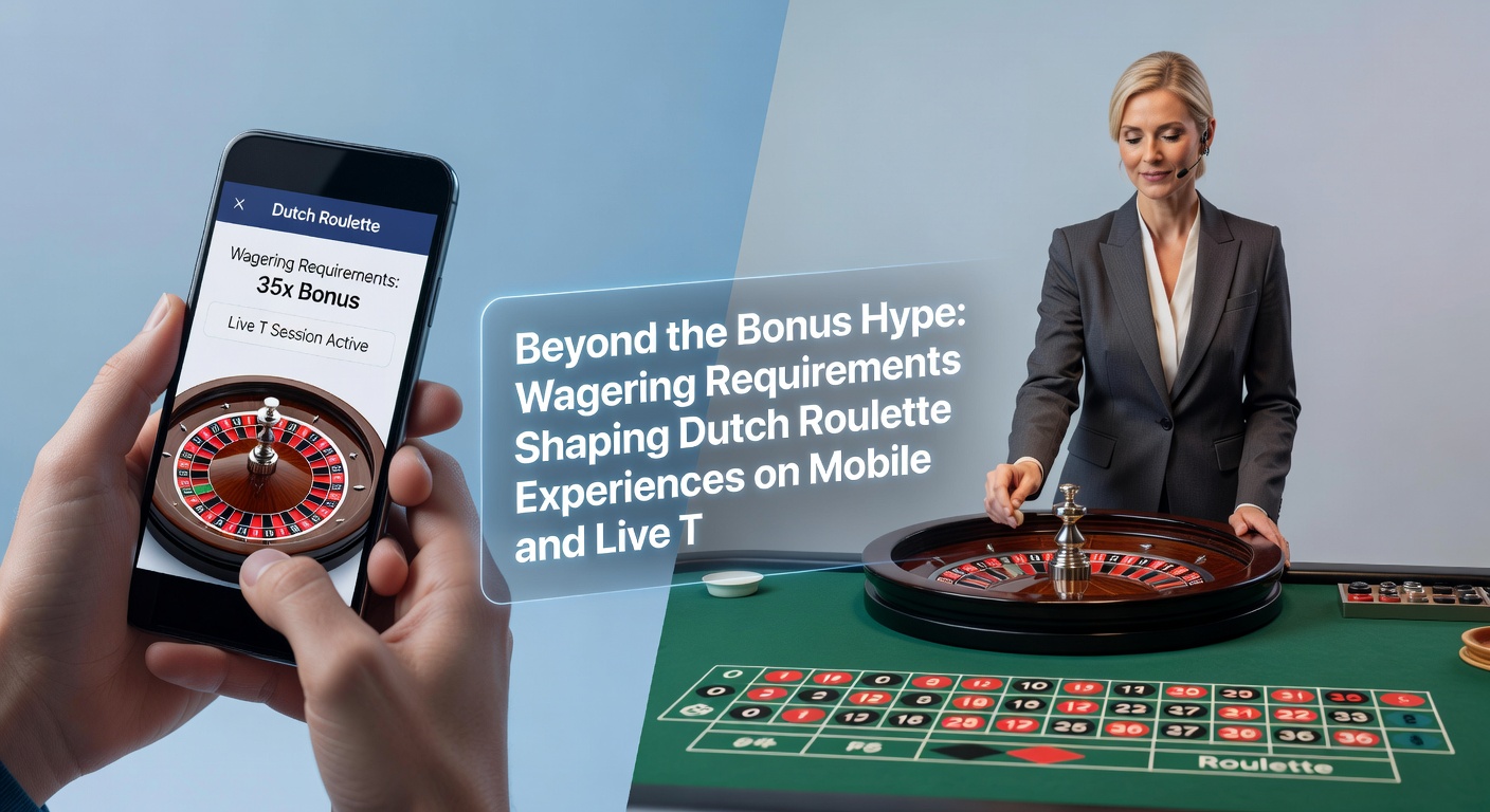 Live roulette tafel op een groot scherm met mobiele speler-inzet en overlay van omzeteisen-tracker in een Nederlands casino-setting