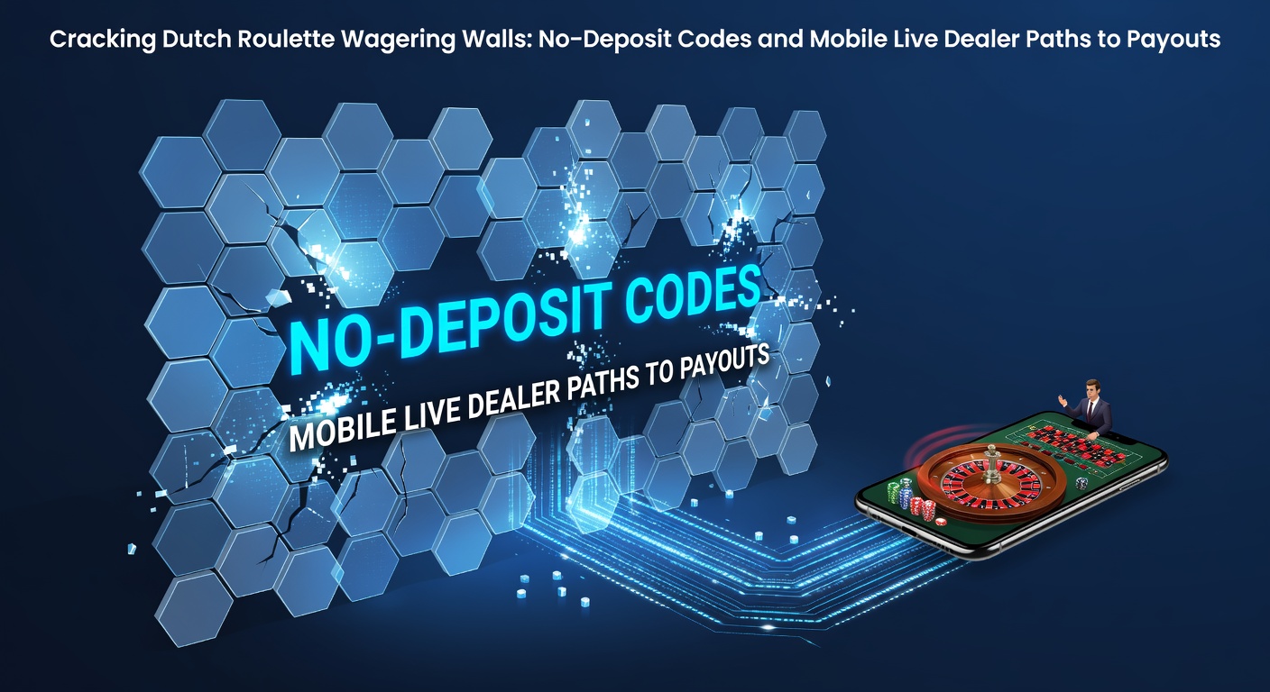 Nederlandse speler aan mobiele roulette tafel met live dealer, no-deposit code zichtbaar op scherm