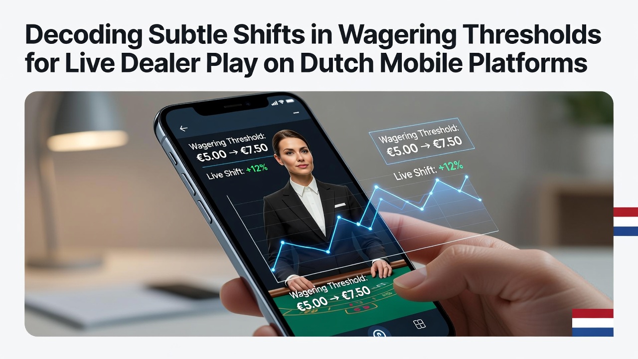 Analyse van inzetdrempels in live dealer spellen op mobiele platforms in Nederland