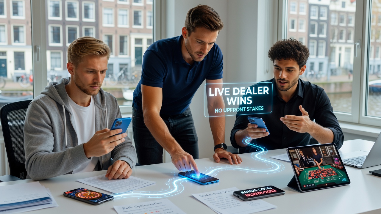 Nederlandse spelers gebruiken mobiele apps om bonuscodes te activeren voor live dealer roulette zonder startinzet