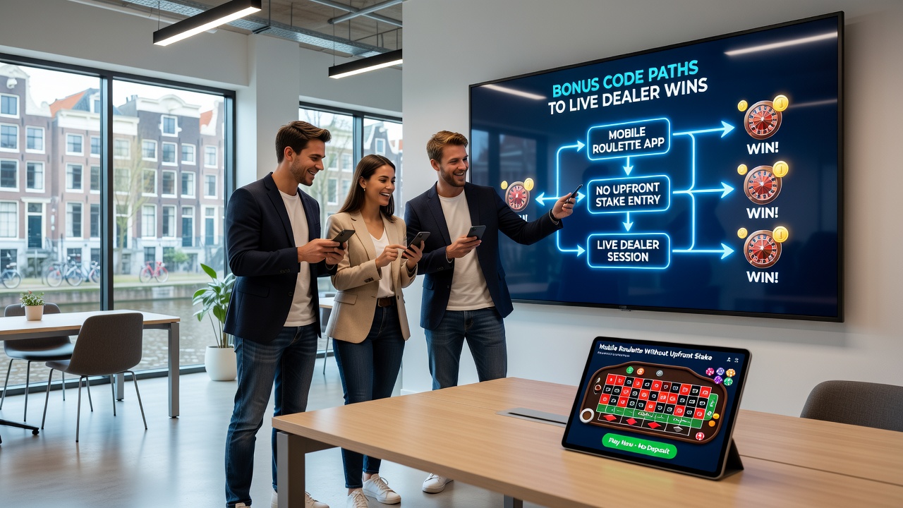 Live dealer roulette sessies op mobiele apparaten met bonuscodes in Nederland