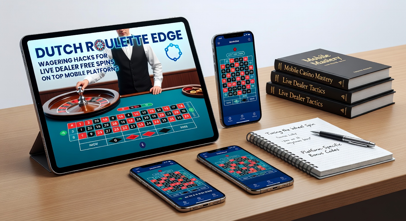 Mobiele interface van een live roulette app met wagering tracker en free spins teller op een Nederlandse casino site