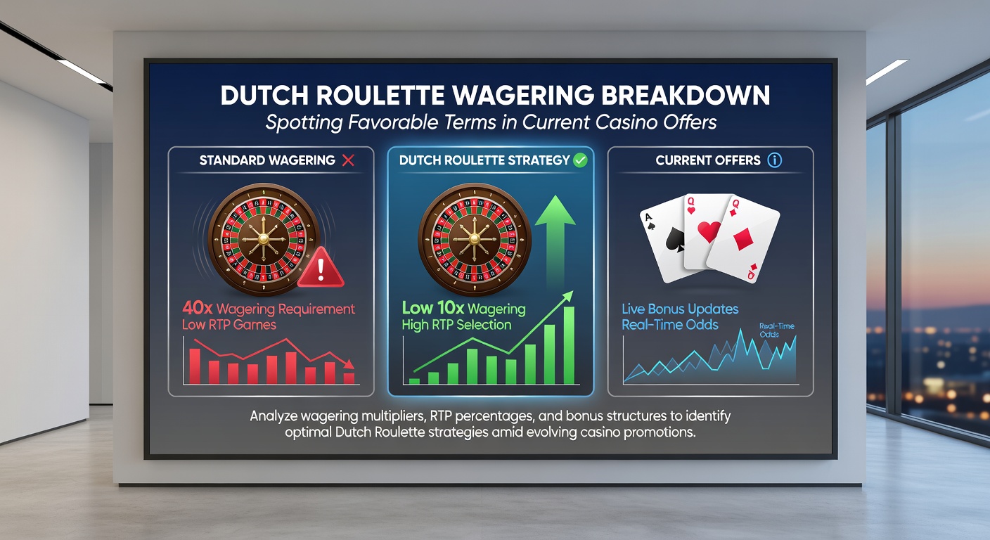 Grafiek met breakdown van wagering eisen bij Nederlandse roulette bonussen, inclusief bijdragen en multipliers