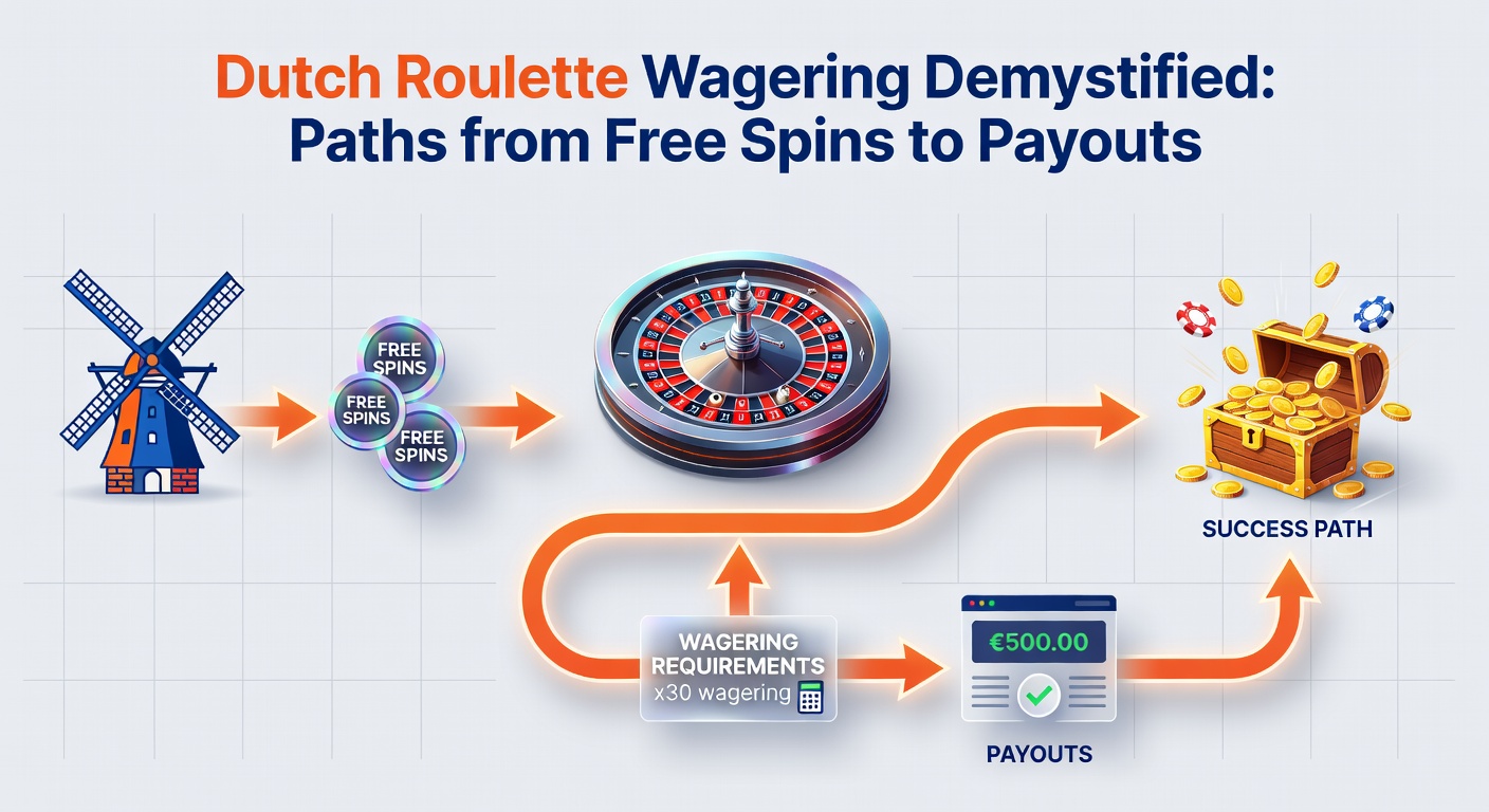 Roulettewiel met fiches en gratis spin bonussen in een Nederlands online casino