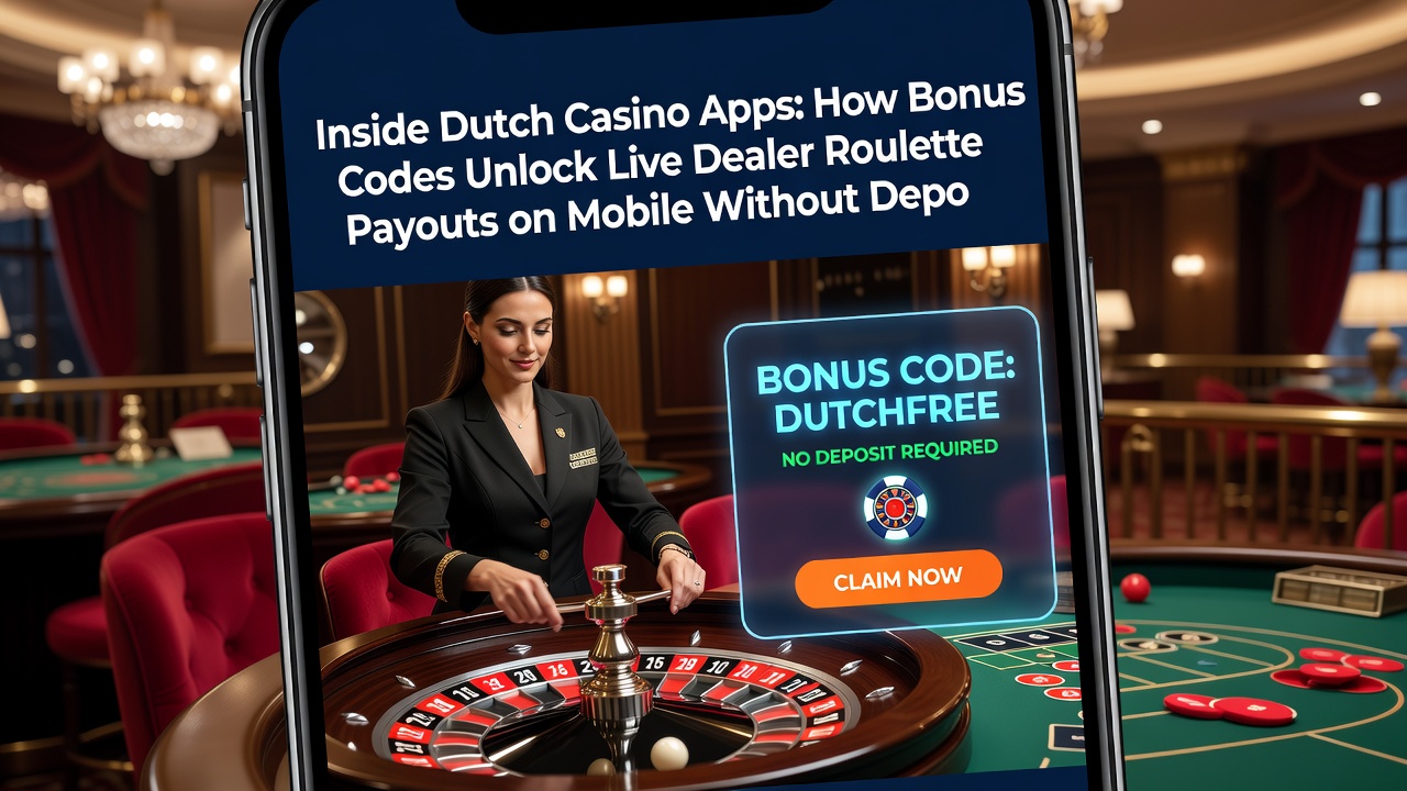 Live dealer roulette tafel zichtbaar op mobiel scherm met actieve bonus indicator
