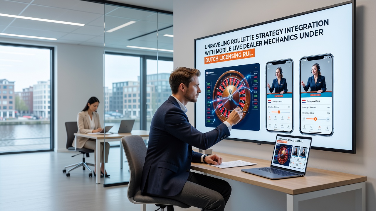 Analyse van roulette strategieën op mobiel live dealer platform