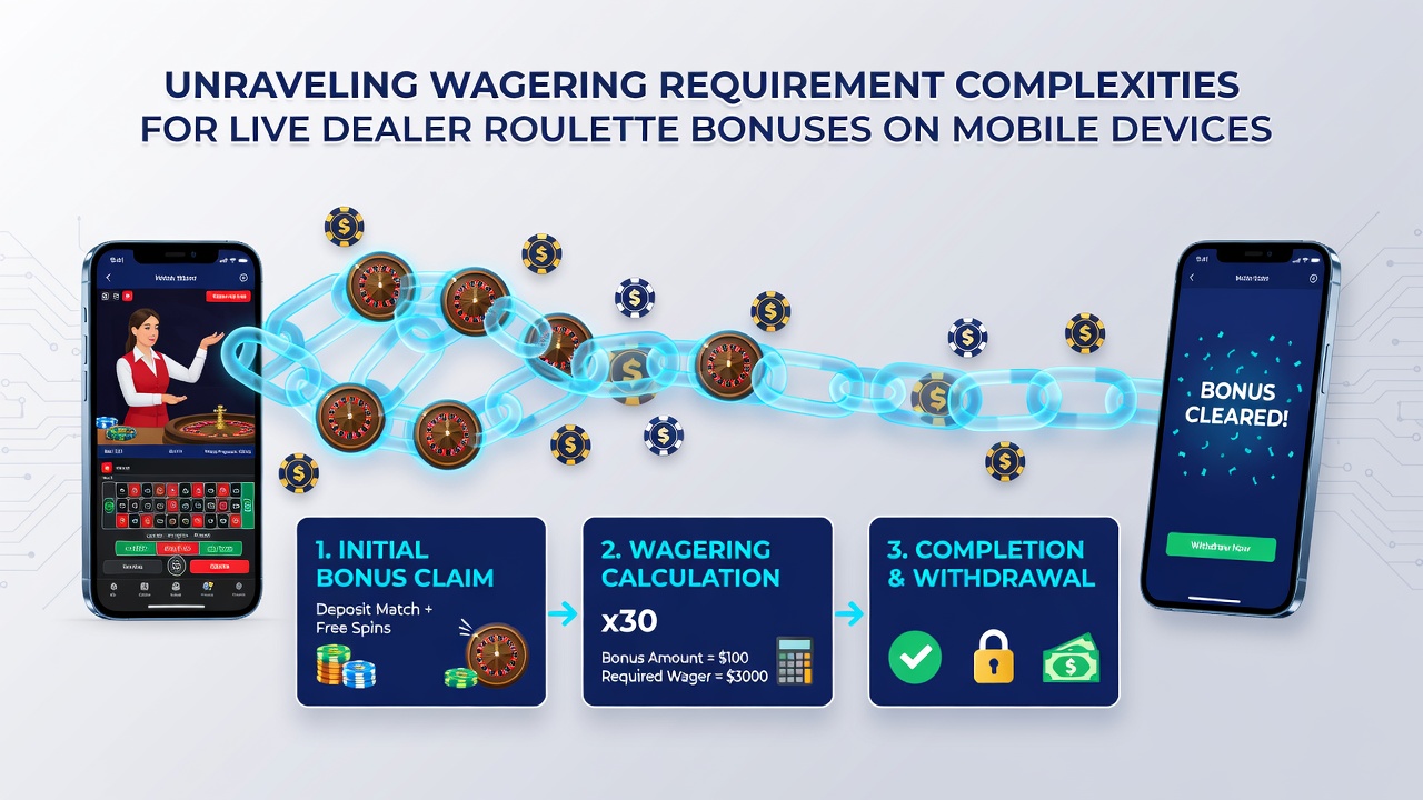 Mobiele live dealer roulette interface met bonusdetails